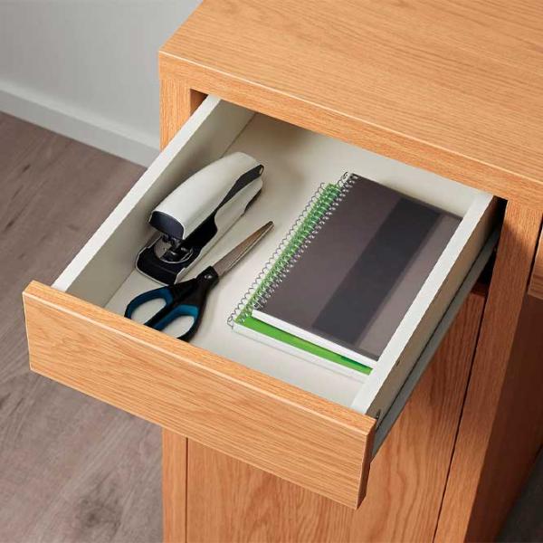 Masă de birou Ikea Micke PAL/ Oak photo 3