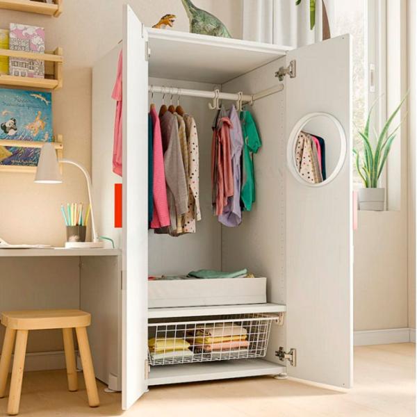 Шкаф Линейный Ikea Smastad/Platsa 60 x 57см x 123 / ДСП / Белый photo 2
