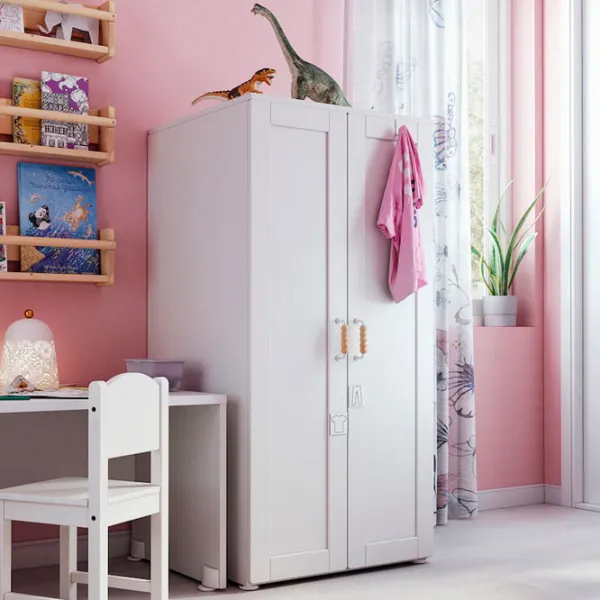 Шкаф Линейный Ikea Smastad/Platsa 60 x 57см x 123 / ДСП / Белый photo 3