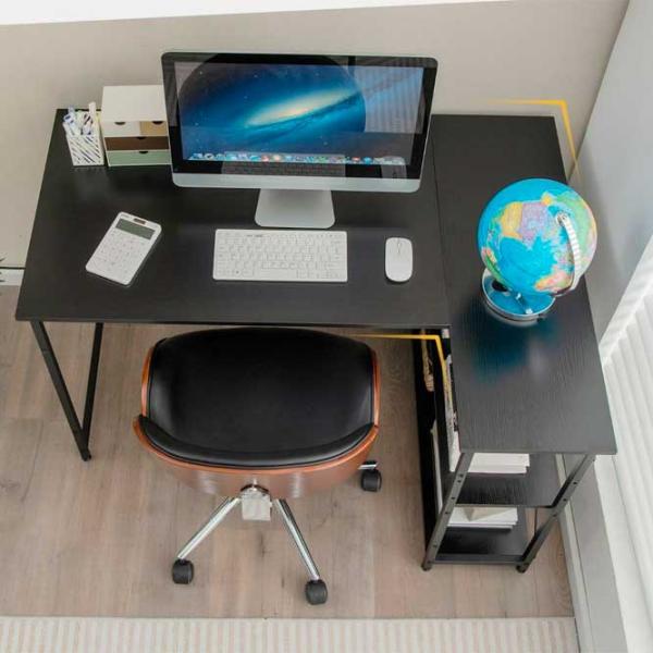 Офисный стол Costway CB10121DK ДСП/ Черный photo 2