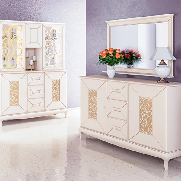 Comodă Neman Harmony 104 x 164 x 45/ MDF/ Cream photo 2
