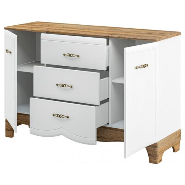 Comodă Neman Tiffany 92 x 141 x 45/ MDF/ Brown photo 2 Comodă Neman Tiffany 92 x 141 x 45/ MDF/ Brown photo 2