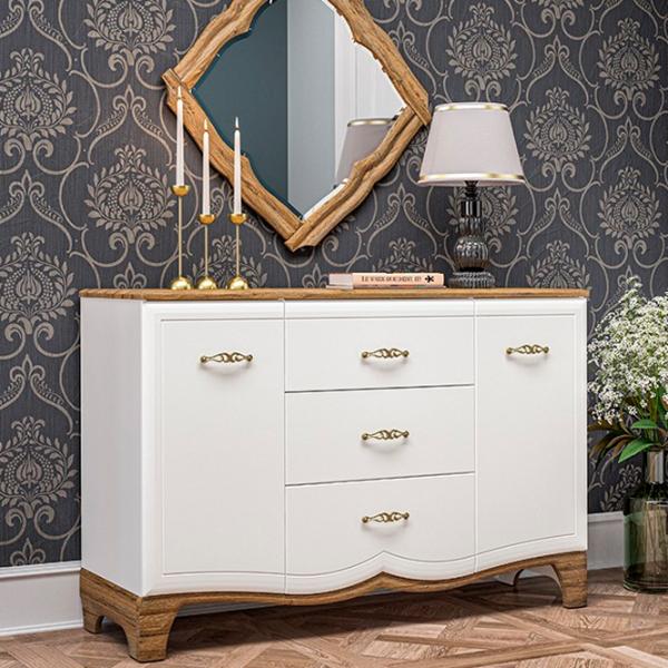 Comodă Neman Tiffany 92 x 141 x 45/ MDF/ Brown photo 4 Comodă Neman Tiffany 92 x 141 x 45/ MDF/ Brown photo 4