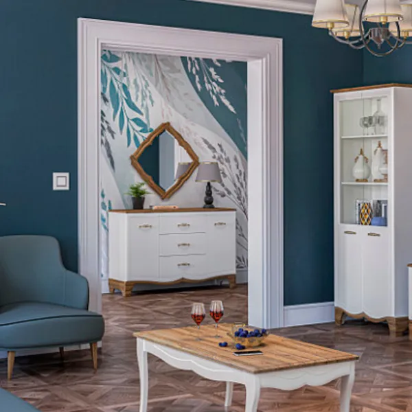 Comodă Neman Tiffany 92 x 141 x 45/ MDF/ Brown photo 5 Comodă Neman Tiffany 92 x 141 x 45/ MDF/ Brown photo 5