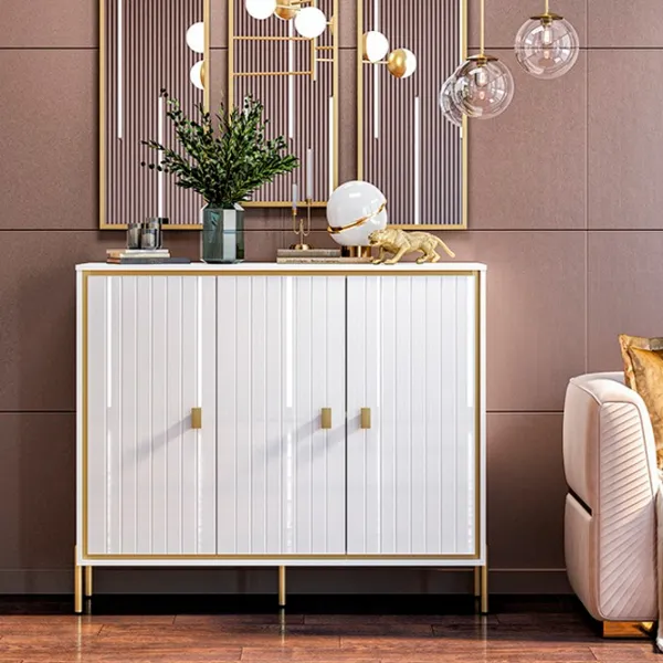 Комод Neman Luxor 110см x 130см x 45см/ МДФ/ Белый photo 2