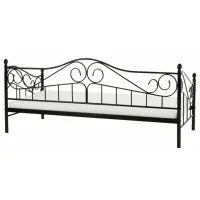 Кровать Mobhaus Daina 90 x 200 см/ Металл/ Черный photo 3
