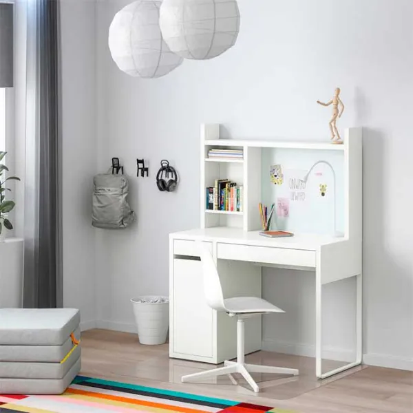Офисный стол Ikea Micke ДСП/ Белый photo 2
