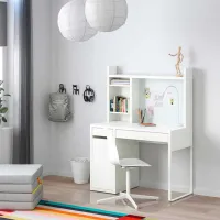 Офисный стол Ikea Micke ДСП/ Белый photo 2