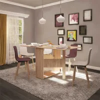 Masă de bucătărie extensibilă Haaus Nova PAL/ Stejar Sonoma photo 2