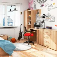 Masă de birou Akord Star PAL/ Stejar sonoma photo 2