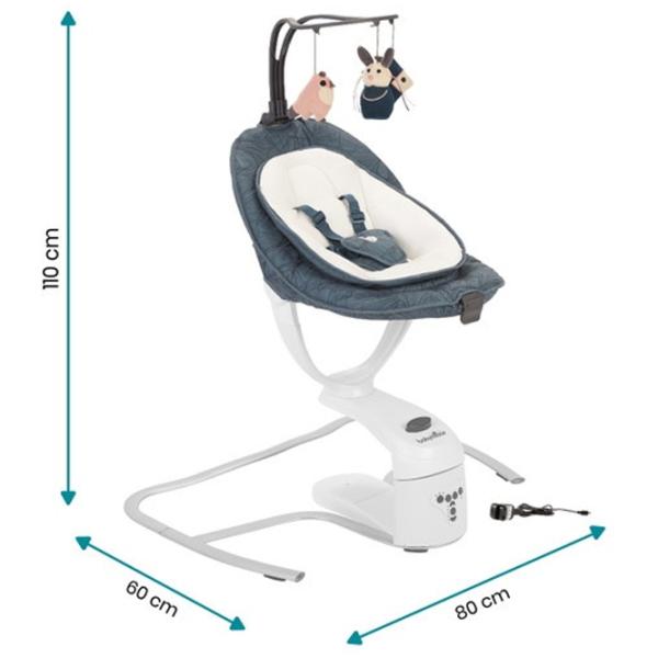 Leagăn pentru bebeluși Babymoov Swoon Motion (1009527-3) 9 kg/ Blue photo 3