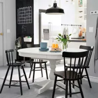 Кухонный стол раскладной Ikea Ingatorp ДСП/ Белый photo 2