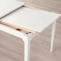 Кухонный стол раскладной Ikea Ekedalen ДСП/ Белый photo 3
