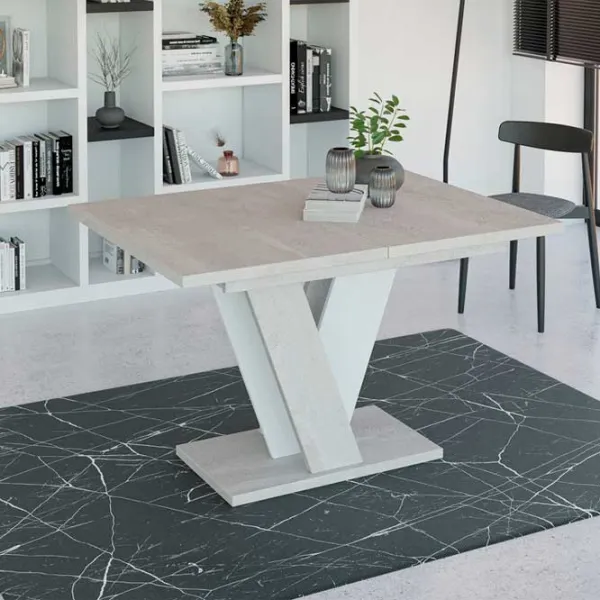 Кухонный стол раскладной Prospero Viney K350 ДСП/ Белый photo 2