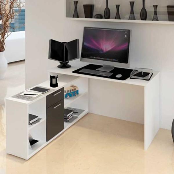 Офисный стол Mobhaus Noe New ДСП/ Белый photo 2 Офисный стол Mobhaus Noe New ДСП/ Белый photo 2