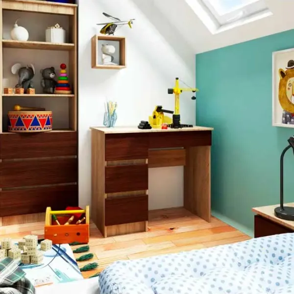 Офисный стол Akord A-7 90 Left ДСП/ Дуб Сонома photo 2 Офисный стол Akord A-7 90 Left ДСП/ Дуб Сонома photo 2