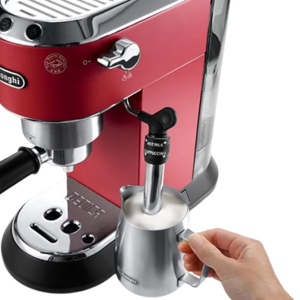 Кувшин для взбивания молока DeLonghi DLSC060 чтобы получить гладкую и шелковистую молочную пену и приготовить идеальный капучино, кофе латте или латте макиато. photo 3