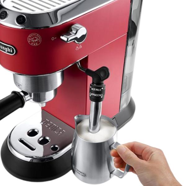 Кувшин для взбивания молока DeLonghi DLSC060 чтобы получить гладкую и шелковистую молочную пену и приготовить идеальный капучино, кофе латте или латте макиато. photo 3