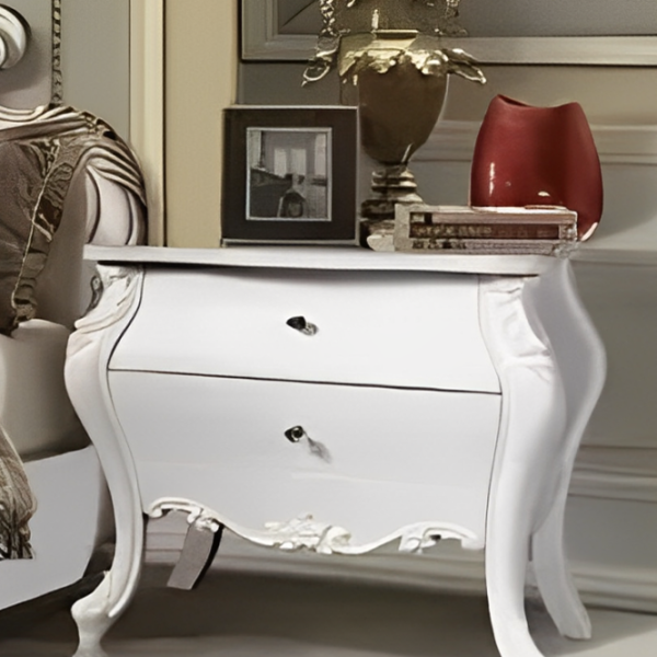 Noptiere KMK Rosalia 66 x 65 x 43.5/ PAL/ White photo 2