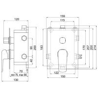Смеситель для душа Ferro Tina BOX38051RX.0 Латунь photo 2