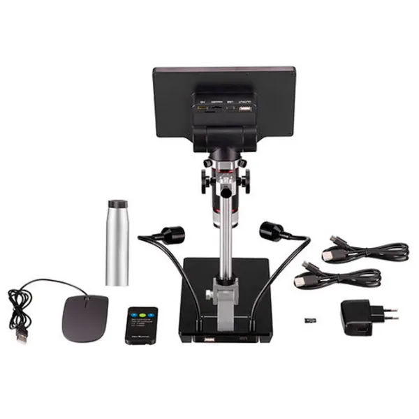 Microscop Bresser 2L Optic/ Black photo 4