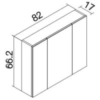 Oglindă de baie Orka New Likya MDF/ Dreptunghiular photo 3