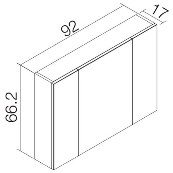 Oglindă de baie Orka New Likya MDF/ Dreptunghiular photo 3