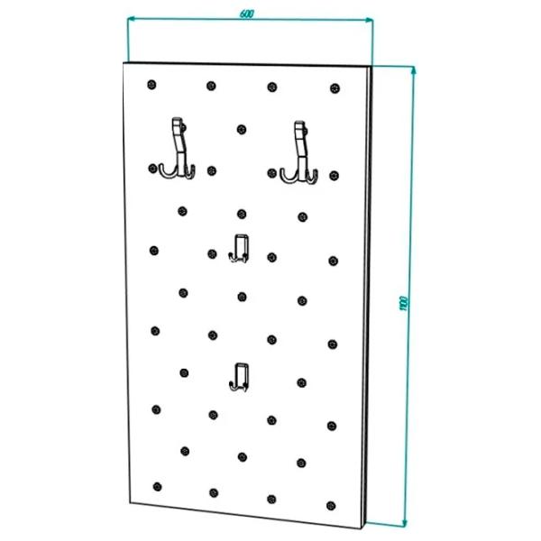 Cuier ML-Mobila № 6 Gray photo 2 Cuier ML-Mobila № 6 Gray photo 2