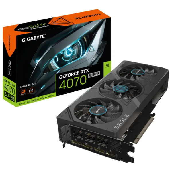 Placă video Gigabyte GeForce RTX 4070 SUPER EAGLE OC PCI Express x16 4.0 / 12 GB photo 6 Placă video Gigabyte GeForce RTX 4070 SUPER EAGLE OC PCI Express x16 4.0 / 12 GB photo 6