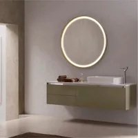 Oglindă de baie Creavit Flat MDF/ Oval photo 2