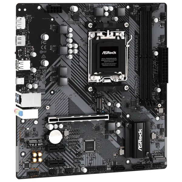 Материнская плата ASRock A620M-HDV/ M.2 micro ATX/ AMD A620M photo 2