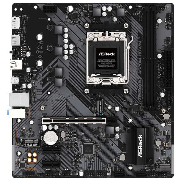 Материнская плата ASRock A620M-HDV/ M.2 micro ATX/ AMD A620M photo 4