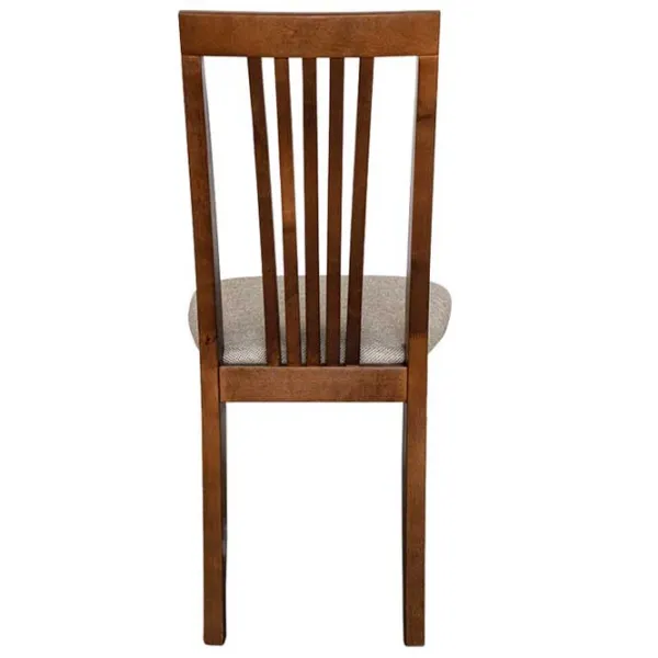 Scaun de bucătărie ML-Mobila MDK-99 Stofă/ Nuc Beige photo 4