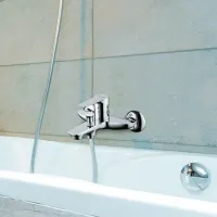 Baterie pentru cadă de baie Creavit Nero NR2500 Alamă photo 3