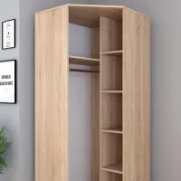 Шкаф Угловой Marcel Prod 3U RO 80 x 80см x 195 / ЛДСП / Дуб Сонома photo 3