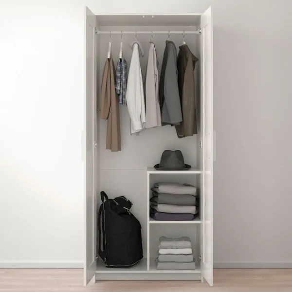 Dulap Linear Ikea Brimnes 78.2 x 50.2 x 190.5 / DSP / Alb photo 2