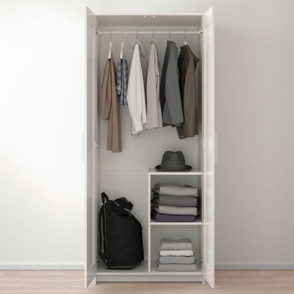 Dulap Linear Ikea Brimnes 78.2 x 50.2 x 190.5 / DSP / Alb photo 2