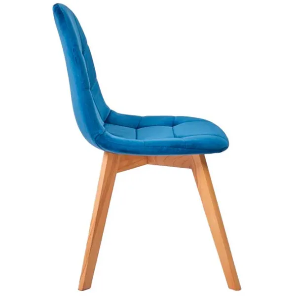Scaun de bucătărie Waltz C401 Velur/ Blue photo 2