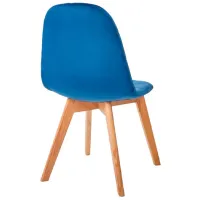 Scaun de bucătărie Waltz C401 Velur/ Blue photo 3