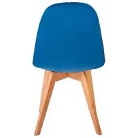 Scaun de bucătărie Waltz C401 Velur/ Blue photo 4
