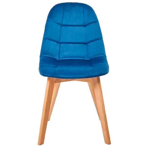 Scaun de bucătărie Waltz C401 Velur/ Blue photo 5