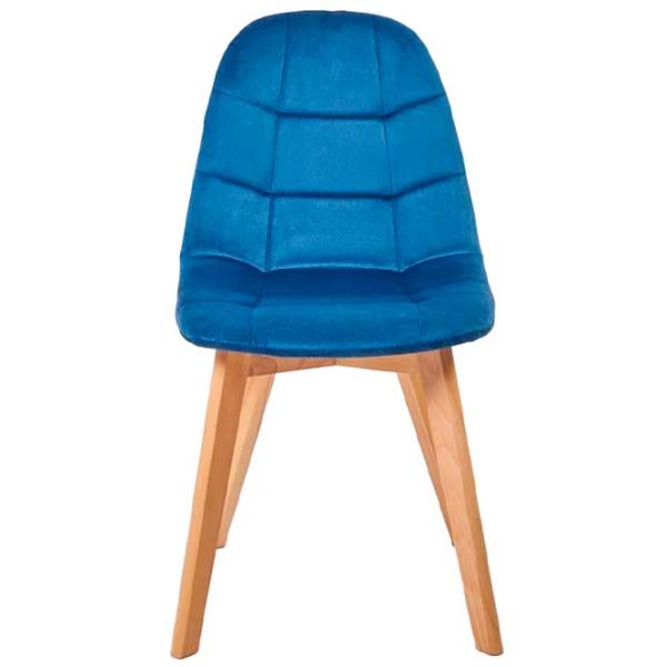 Scaun de bucătărie Waltz C401 Velur/ Blue photo 5