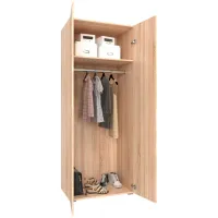 Dulap Drept Haaus 2U 80 x 52 x 200 / PAL / Stejar Sonoma photo 2