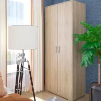 Dulap Drept Haaus 2U 80 x 52 x 200 / PAL / Stejar Sonoma photo 4