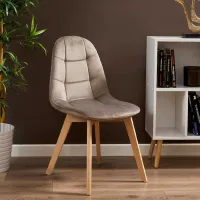 Scaun de birou Jumi Colin Catifea/ Beige photo 5