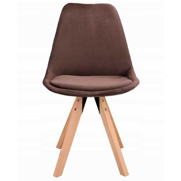 Scaun de birou Jumi Saida Catifea/ Brown photo 2