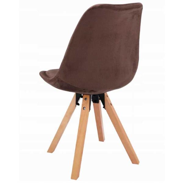 Scaun de birou Jumi Saida Catifea/ Brown photo 4