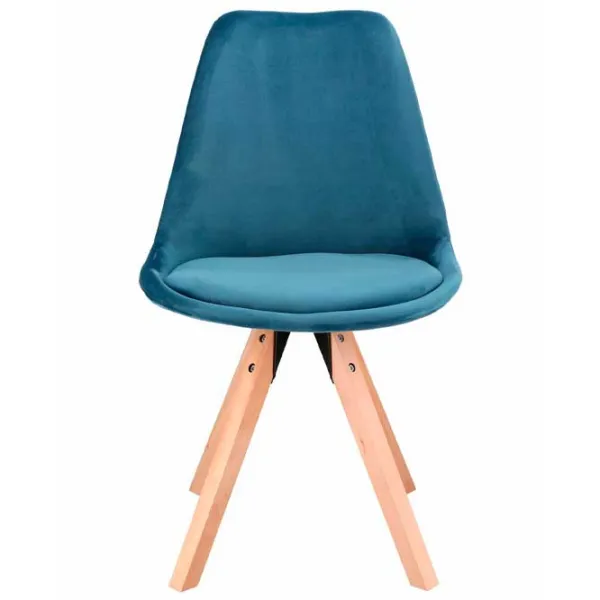 Scaun de birou Jumi Saida Catifea/ Light Blue photo 2