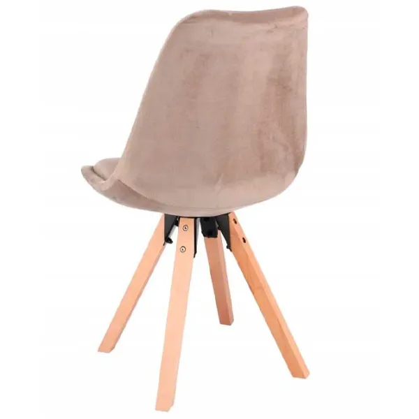 Scaun de birou Jumi Saida Catifea/ Beige photo 2