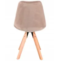 Scaun de birou Jumi Saida Catifea/ Beige photo 4